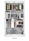 Deluxe Two Bedroom Floorplan